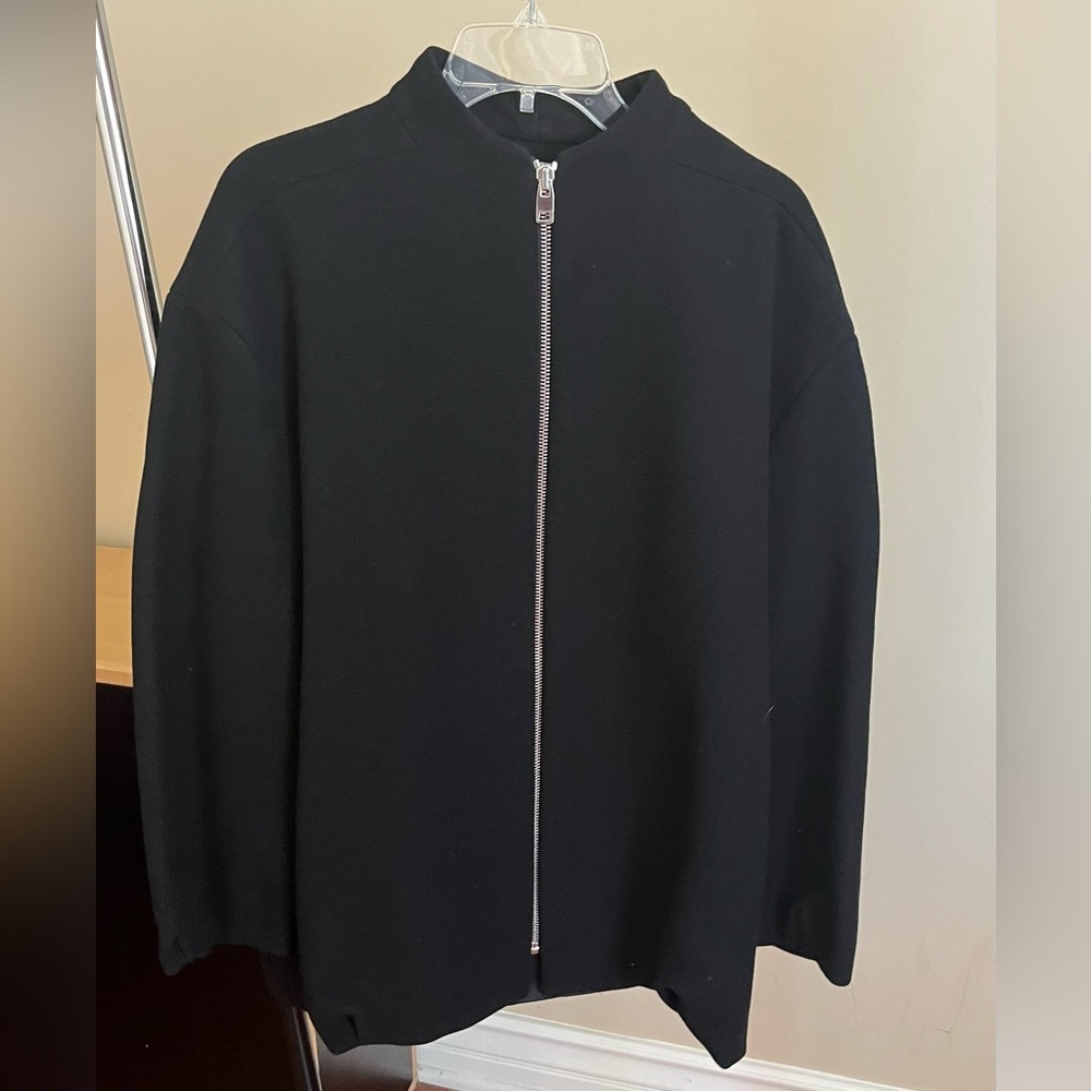 Zara Manteco Wool Bomber Coat